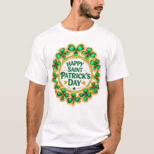 gelukkige St. Patrick's klavers T-shirt