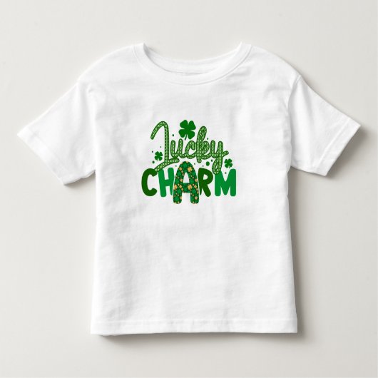 Gelukkige St. Patrick's Lucky Charm Kinder Shirts (Voorkant)