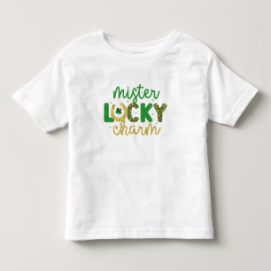 Gelukkige St. Patrick's Mister Lucky Charm Kinder Shirts
