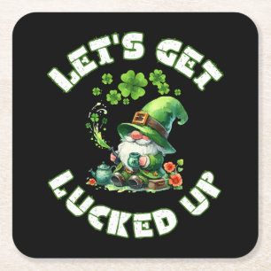 gelukkige st. patricksdag  kartonnen onderzetters