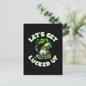 gelukkige st. patricksdag uitnodiging briefkaart (Staand voorkant)
