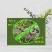 Gelukkige St. Patty's Day Geen Slangen Uitnodiging (Staand voorkant)