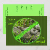 Gelukkige St. Patty's Day Geen Slangen Uitnodiging (Voorkant / Achterkant)