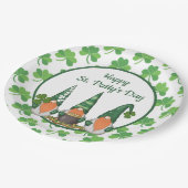 Gelukkige St. Patty's Day Gnomen Papieren Bordje (Gekanteld)