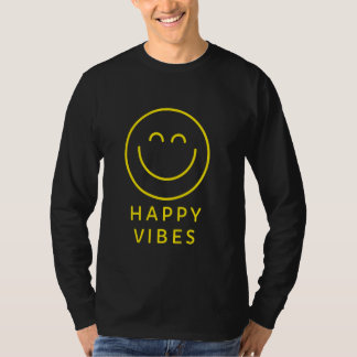 Gelukkige Stemming Lachend Gezicht Retro Esthetisc T-shirt