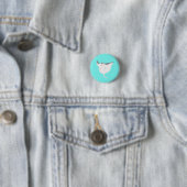 Gelukkige Stingray Ronde Button 3,2 Cm (In situ)