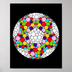 Gelukkige Stippen Dag Voetbal Stippen Kunst Studen Poster