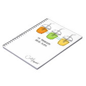 Gelukkige Summertime Spiral Planner, Notitieboek (Linkerzijde)