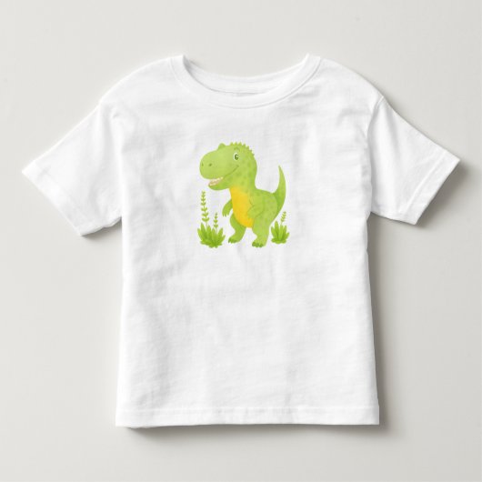 Gelukkige T-Rex Kinder Shirts (Voorkant)