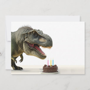 Gelukkige T-Rex verjaardag Feestdagenkaart