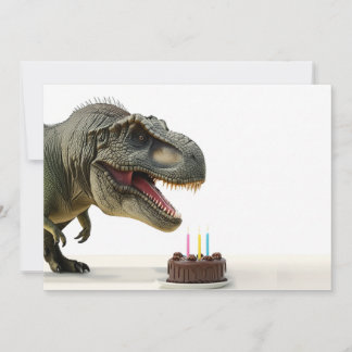 Gelukkige T-Rex verjaardag Feestdagenkaart