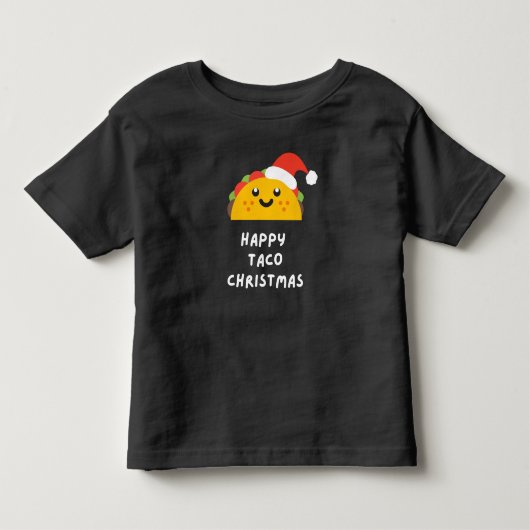GELUKKIGE TACO KERST T-Shirt (Voorkant)