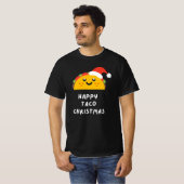 GELUKKIGE TACO KERST T-Shirt (Voorkant volledig)