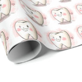Gelukkige Tand Cadeaupapier (Rol Hoek)