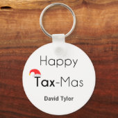 Gelukkige TaxMas Sleutelhanger (Voorkant)