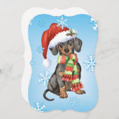 Gelukkige Tekkel Howlidays Feestdagenkaart (Voorkant / Achterkant)