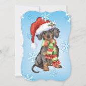 Gelukkige Tekkel Howlidays Feestdagenkaart (Voorkant)