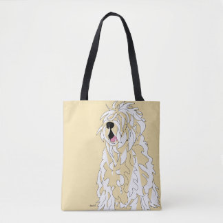 Gelukkige Terrier Schoudertas Tote Bag
