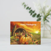 Gelukkige Thanksgiving Dag Groet Feestdagenkaart (Staand voorkant)