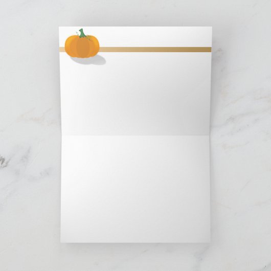 Gelukkige Thanksgiving Feestdagen Kaart (Binnen)