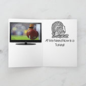 Gelukkige Thanksgiving! Feestdagen Kaart (Binnen)