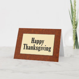Gelukkige Thanksgiving Feestdagen Kaart