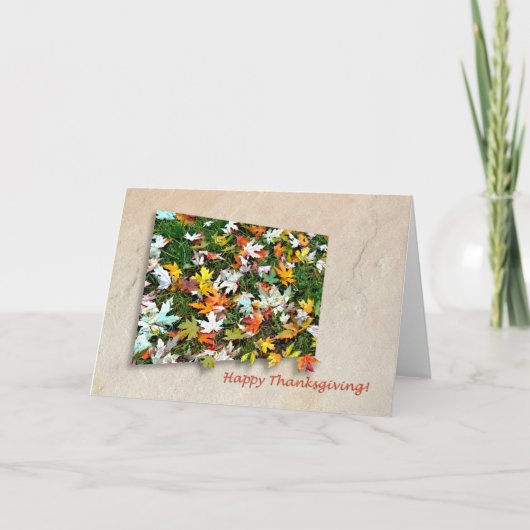 Gelukkige Thanksgiving! Feestdagen Kaart (Voorkant)