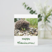 Gelukkige Thanksgiving! Feestdagenkaart (Staand voorkant)