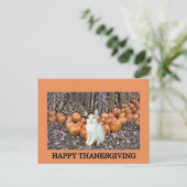 Gelukkige Thanksgiving Feestdagenkaart (Staand voorkant)