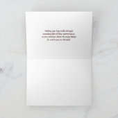 Gelukkige Thanksgiving - Kaart (Binnen)