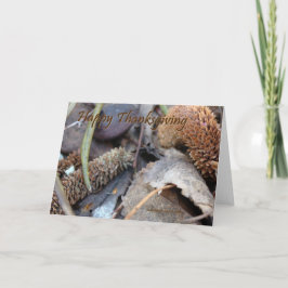 Gelukkige Thanksgiving - Kaart