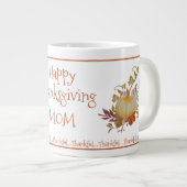 Gelukkige Thanksgiving MAM Grote Koffiekop (Voorkant rechts)