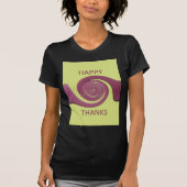 Gelukkige Thanksgiving Mooie Verbazingwekkende Tek T-shirt (Voorkant)