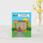 Gelukkige Thanksgiving neef en echtgenoot Kaart (Gele Bloem)