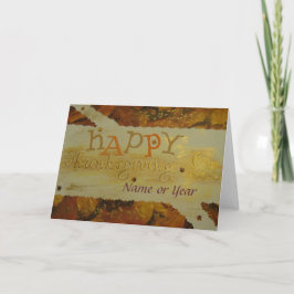 Gelukkige Thanksgiving - Plakboek - de Kaart van
