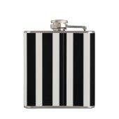 Gelukkige Thanksgiving strepen en krans Heupfles (Achterkant)