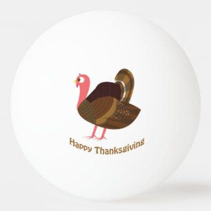 Gelukkige Thanksgiving! Turkije Pingpongbal