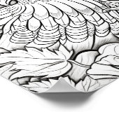 Gelukkige Thanksgiving Volwassen Kleuring Poster (Hoek)