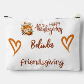 Gelukkige Thanksgiving, Vriendsgiving Monogram | Etui (Achterkant)