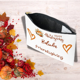 Gelukkige Thanksgiving, Vriendsgiving Monogram | Etui