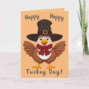 Gelukkige Thanksgivingdag (Versie 1) kerstkaart Feestdagen Kaart