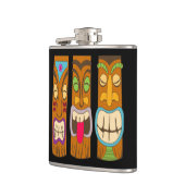 Gelukkige Tiki beelden, Grappig Zwart Heupfles (Links)