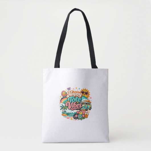 Gelukkige Tote Sfeer Bag (Voorkant)