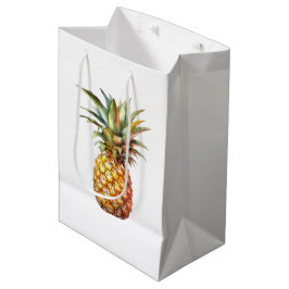 Gelukkige Tropische Ananas Medium Cadeauzakje