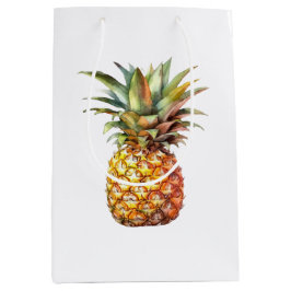 Gelukkige Tropische Ananas Medium Cadeauzakje