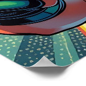 Gelukkige trots! LGBTQIA+ Cool Chick Poster (Hoek)