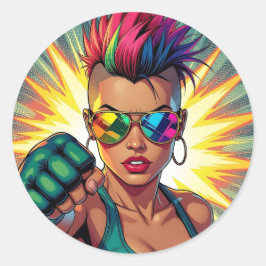 Gelukkige trots! LGBTQIA+ maand Ronde Sticker