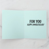 GELUKKIGE TROUWDAG FRANSE DIENSTMEISJE KAART VOOR (Binnen)