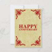 gelukkige trouwdag kaart (Voorkant)