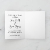 Gelukkige trouwkaart (Binnen)